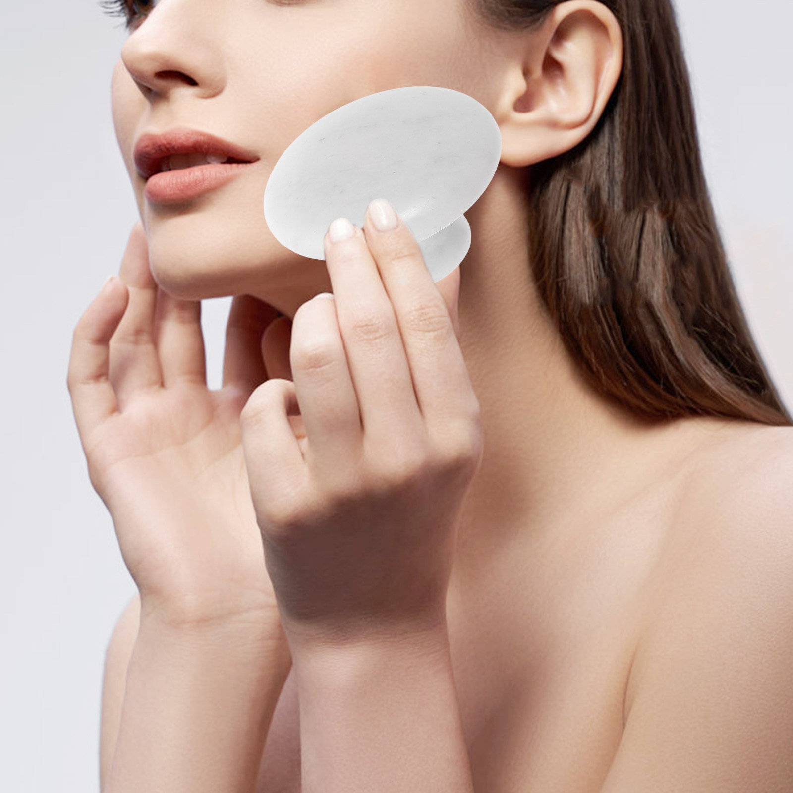 Jade Roller Gua Sha - Rodillo de masaje facial de jade,