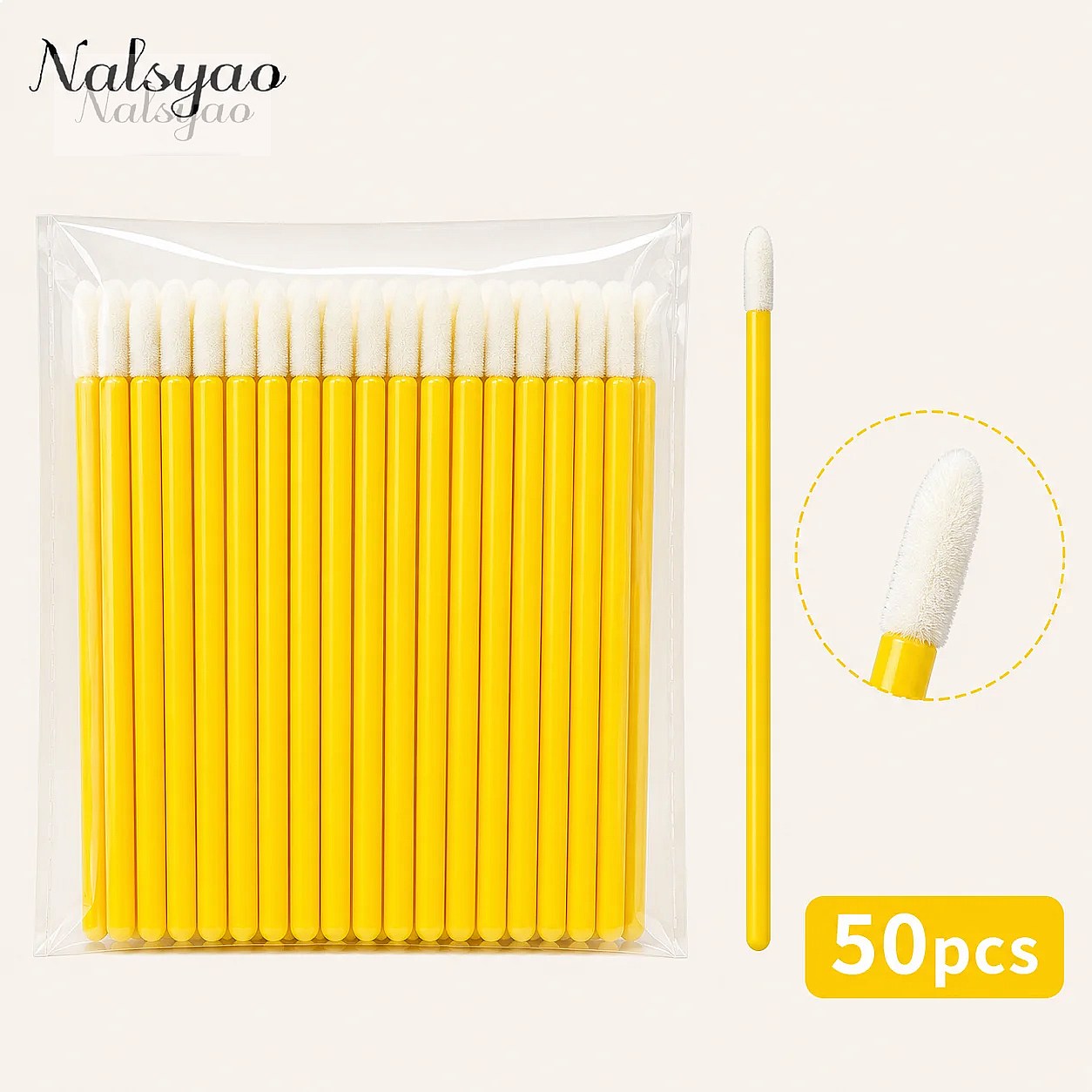 Eyelash Extension - 50/500 piezas de aplicadores desechables para