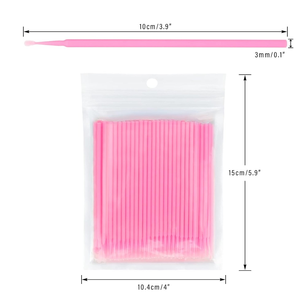 Eyelash Extension - 500 unidades de hisopos de algodón
