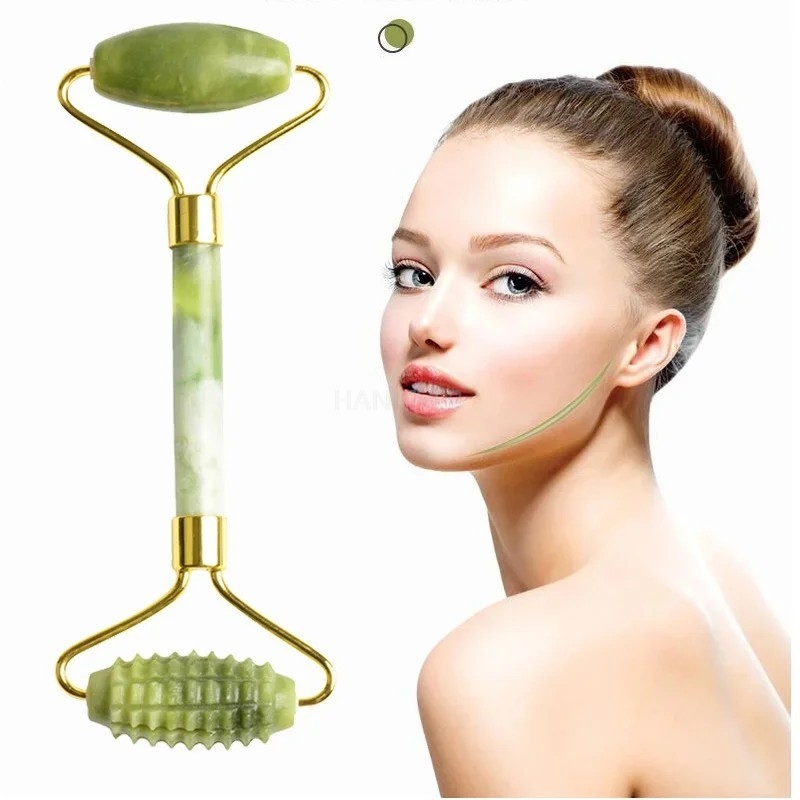 Juego de rodillos de masaje de - Jade Roller Gua Sha reseña y precio