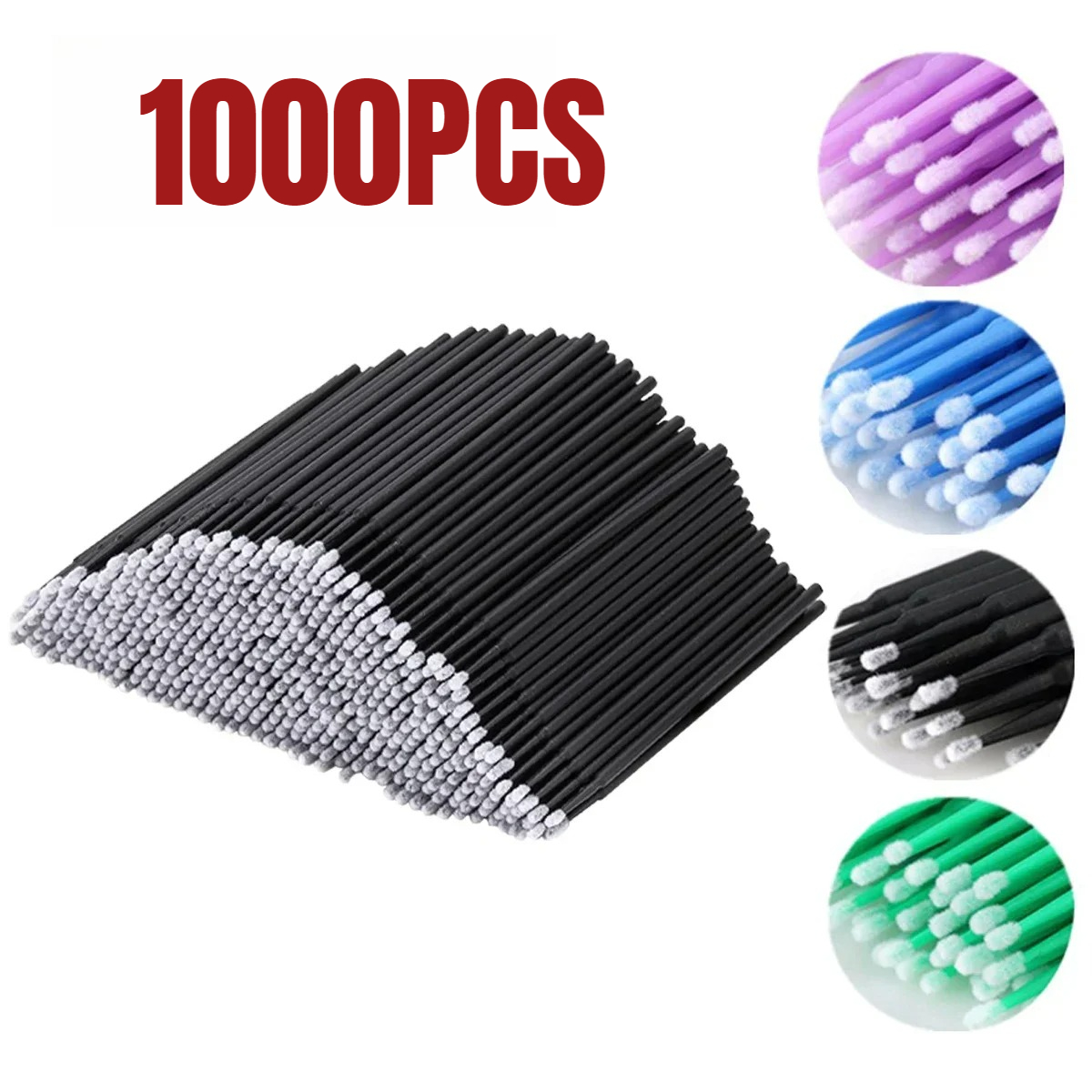 1000/500 Uds cepillo de limpie - Beauty Makeup Tools reseña y precio