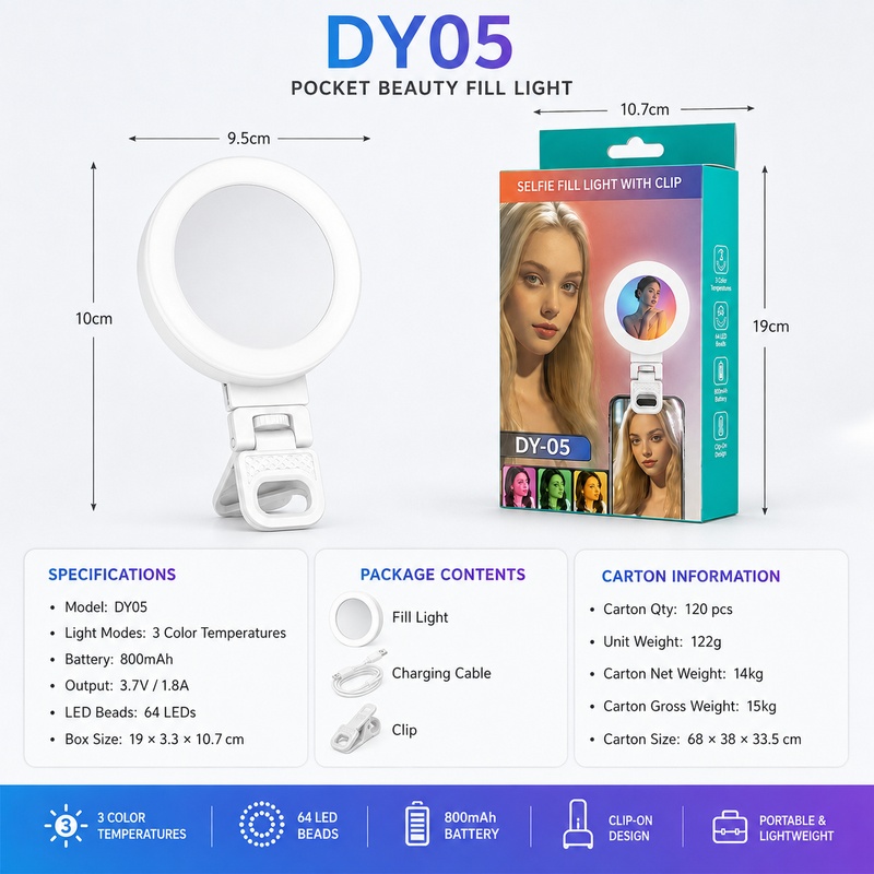 Luz de Video LED Portátil para - Beauty Makeup Video reseña y precio