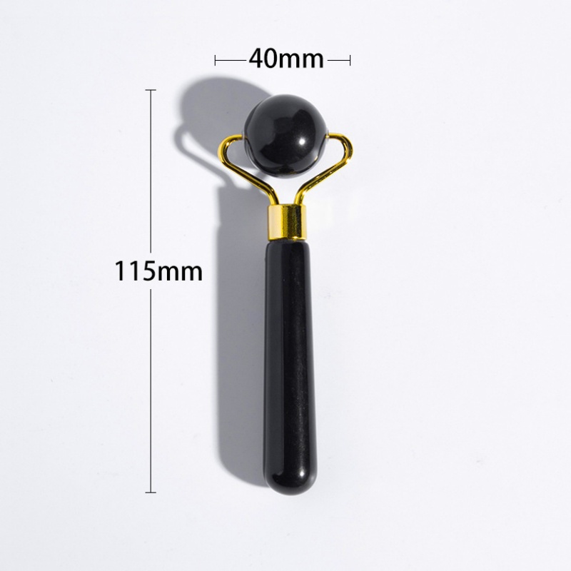 Rodillo de Jade Negro con Púas - Jade Roller Gua Sha reseña y precio