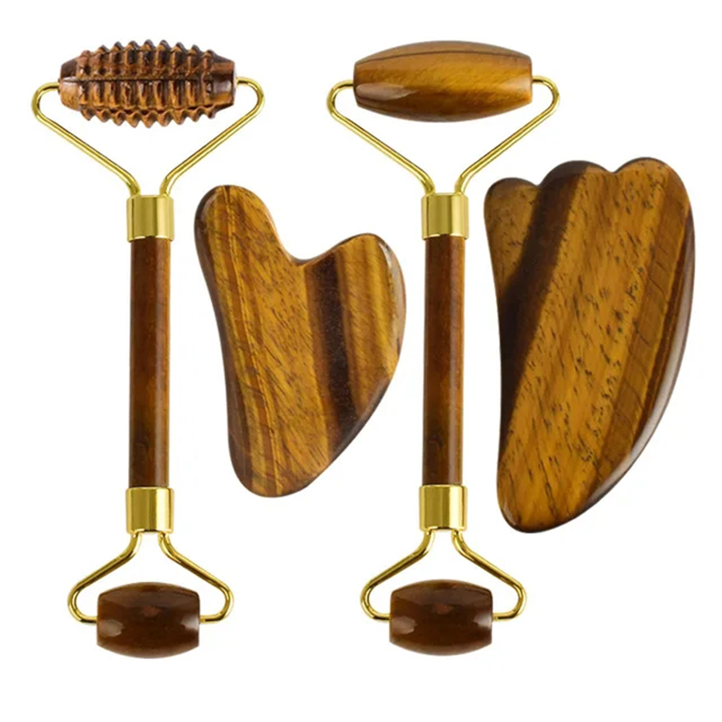 Rodillo de Jade de ojo de tigr - Jade Roller Gua Sha reseña y precio