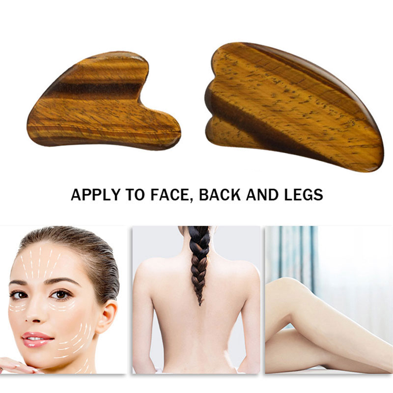 Rodillo de Jade de ojo de tigr - Jade Roller Gua Sha reseña y precio