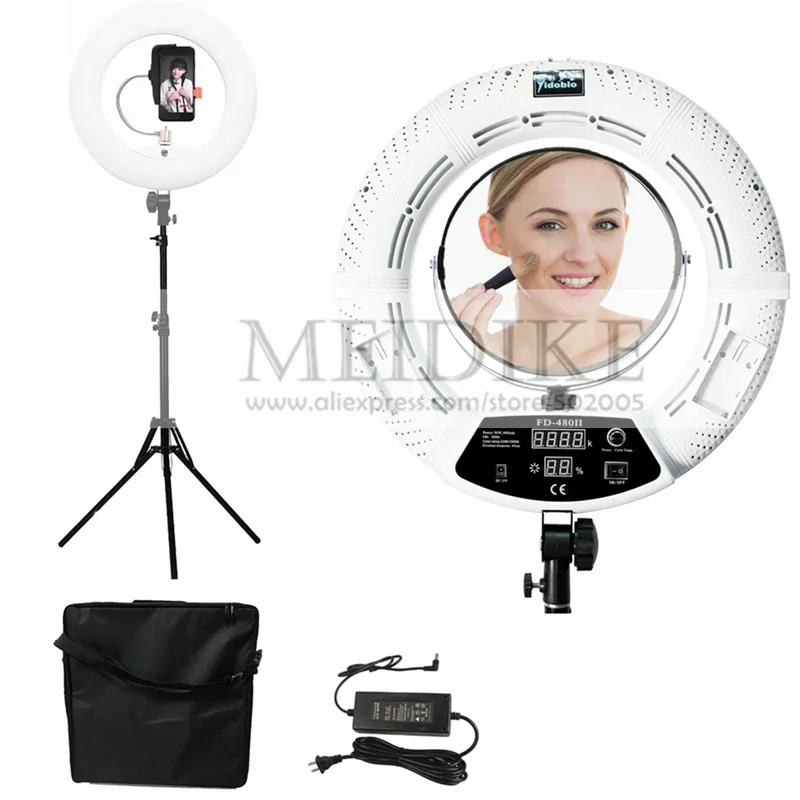 Yidoblo 96W Ring Light FD-480  - Beauty Makeup Video reseña y precio