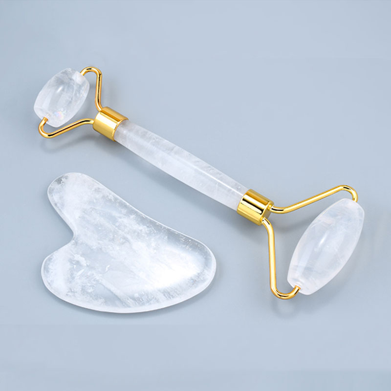Rodillo de masaje Facial de cr - Jade Roller Gua Sha reseña y precio
