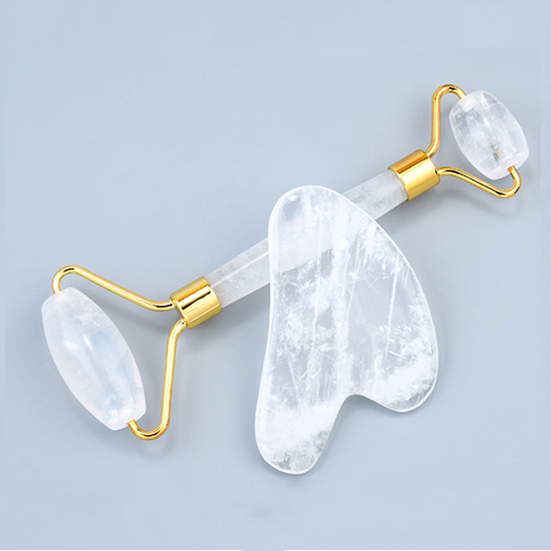 Rodillo de masaje Facial de cr - Jade Roller Gua Sha reseña y precio