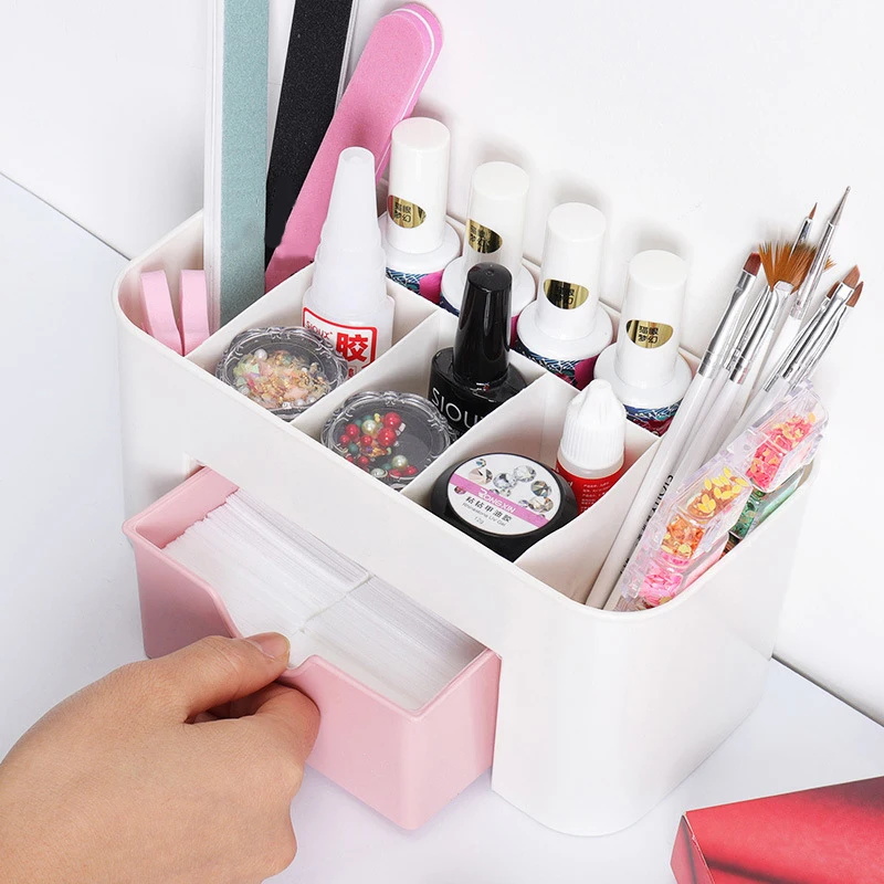 Organizador de uñas, cajón de  - Beauty Makeup Lipstick reseña y precio