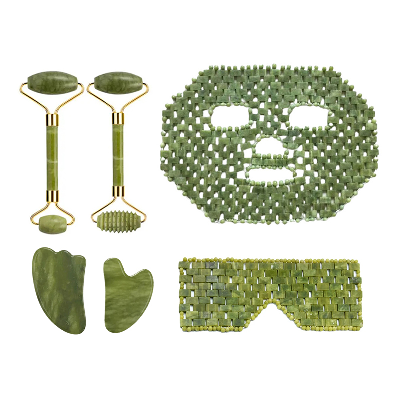 Mascarilla Facial de Jade Natu - Jade Roller Gua Sha reseña y precio